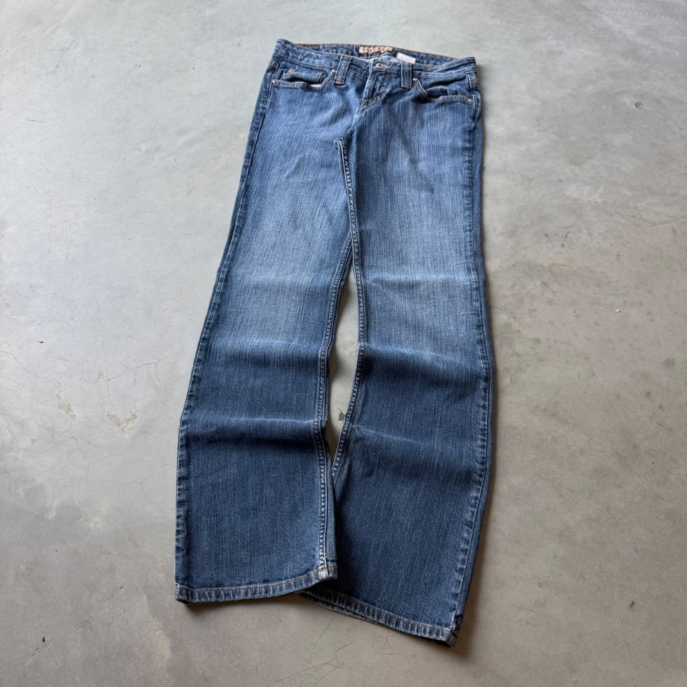 Vintage y2k Women's Baggy Paris Blue Jeans